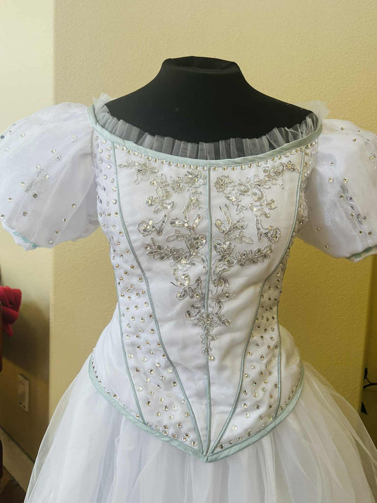 Ariel Inspired Wedding Gown Costume, Premium Fairytale Bridal Stage Dress