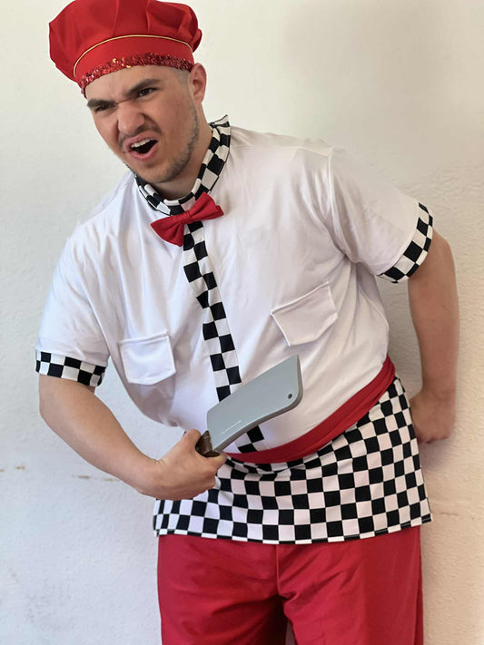 Premium Male Chef Costume, Classic Stage & Theatre Outfit