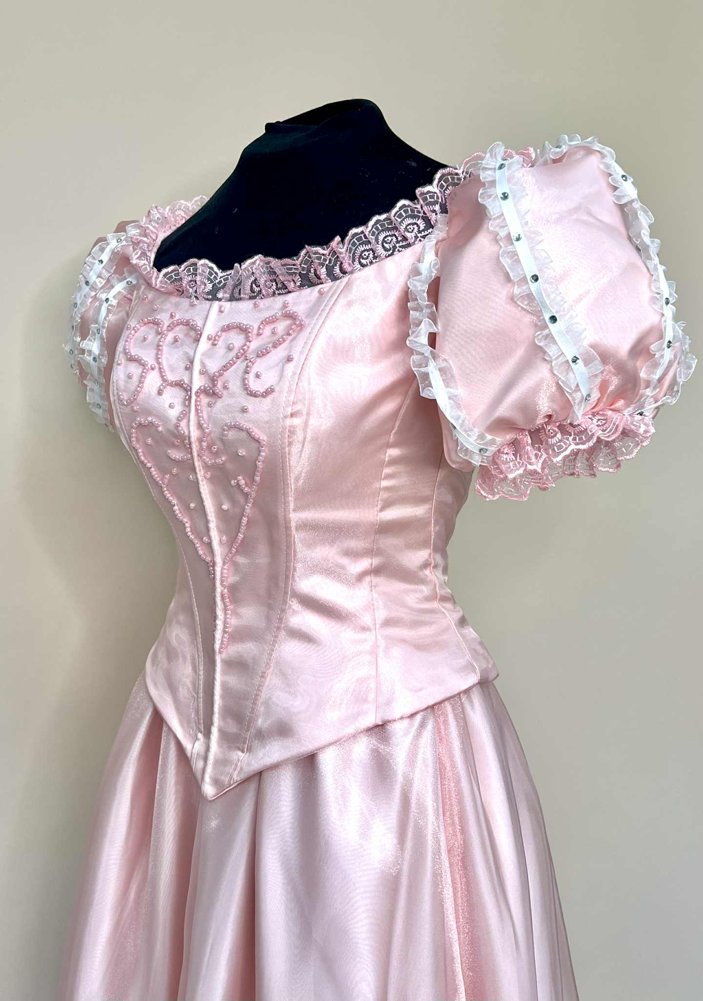 Ariel-Inspired Pink Princess Gown, Premium Fairytale Stage & Event Dress