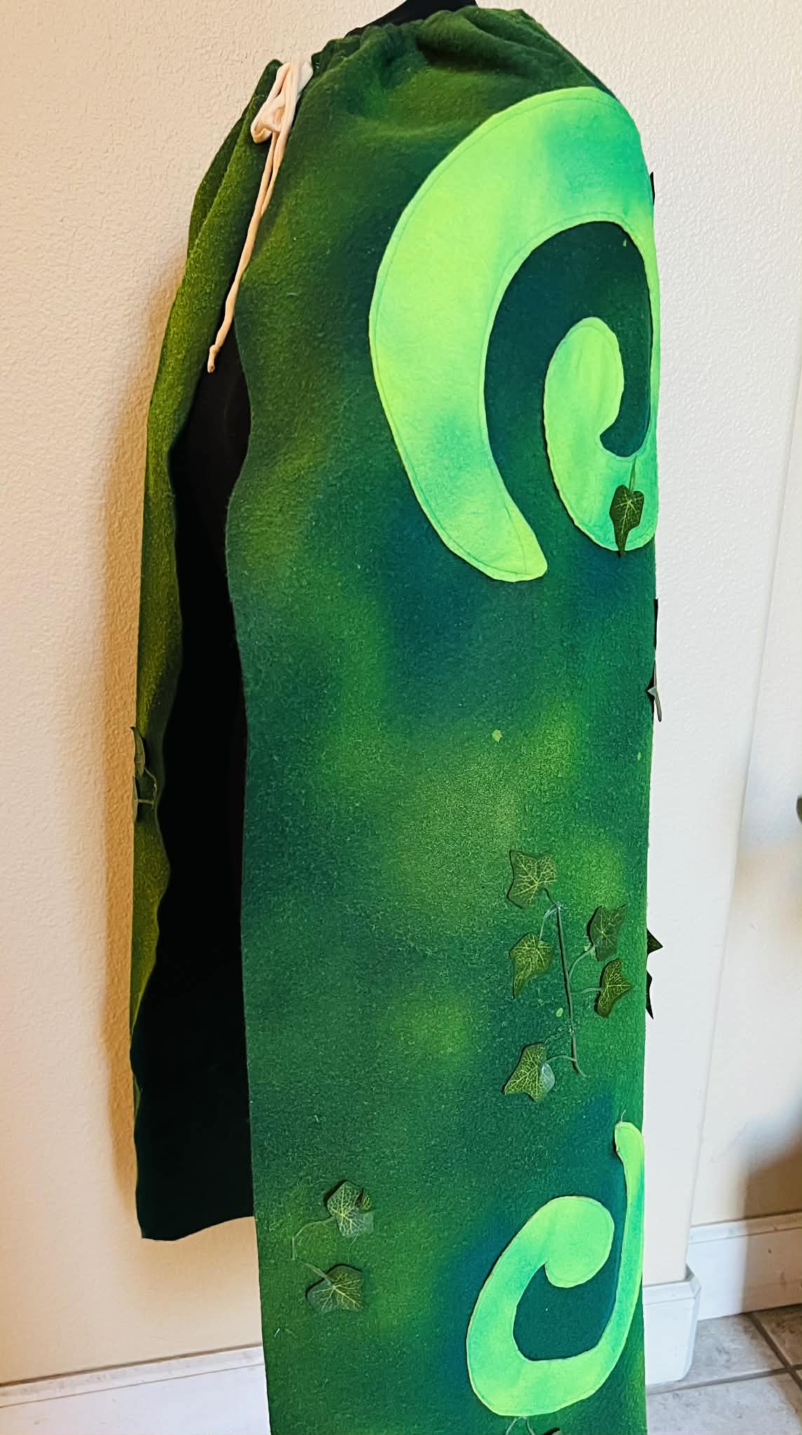Frozen Inspired Troll Cape, Premium Forest Character Stage Cloak