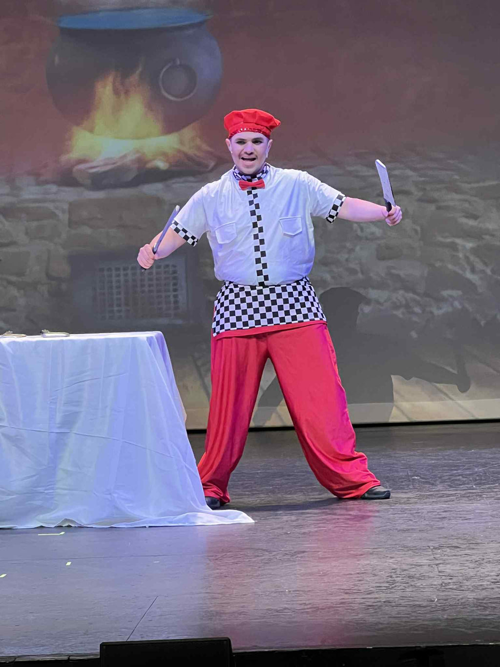 Premium Male Chef Costume, Classic Stage & Theatre Outfit
