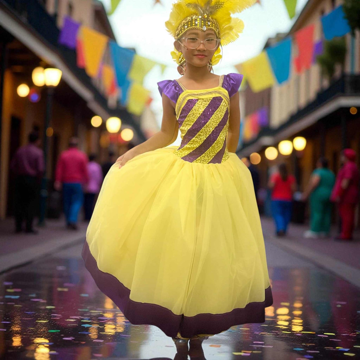 Yellow dress costume