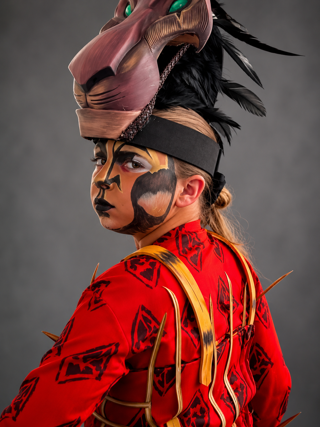 5pc Set  African Lion  Costume Accessories for Cosplay