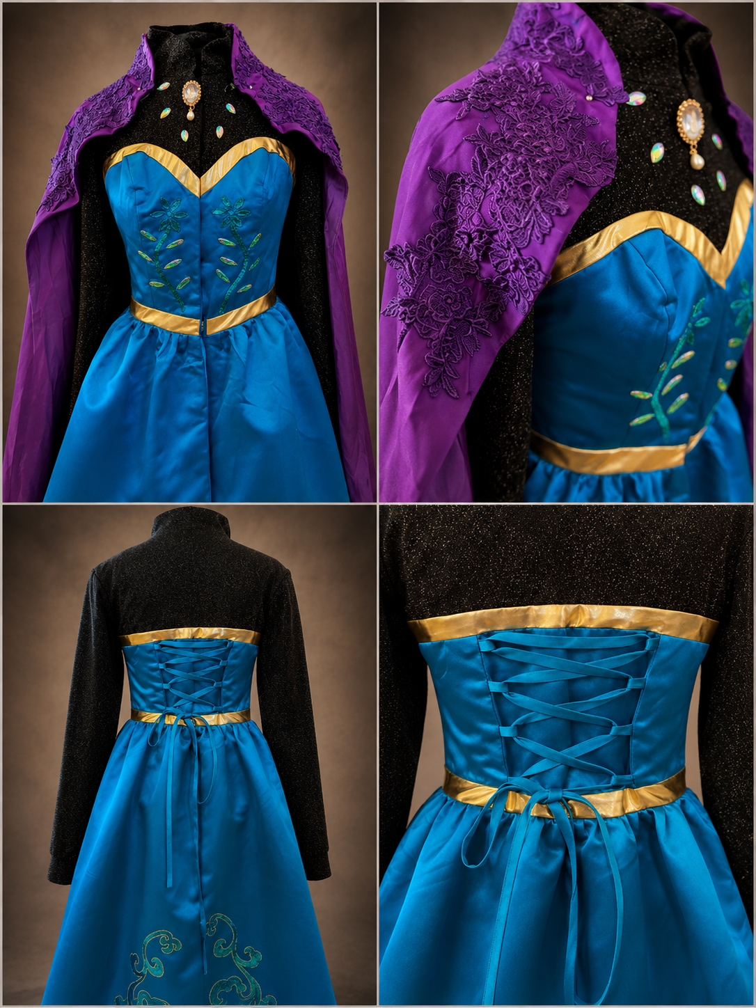 Magical Snow Queen Princess  Dress