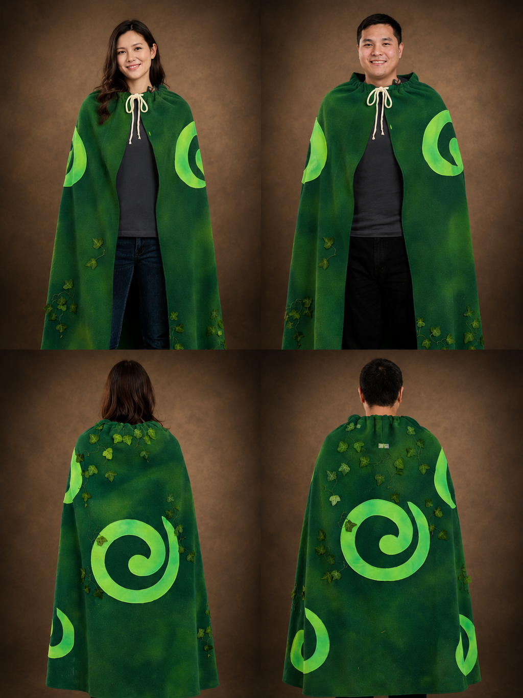 Inspired Troll Cape, Fixer upper Premium Forest Character Stage Cloak