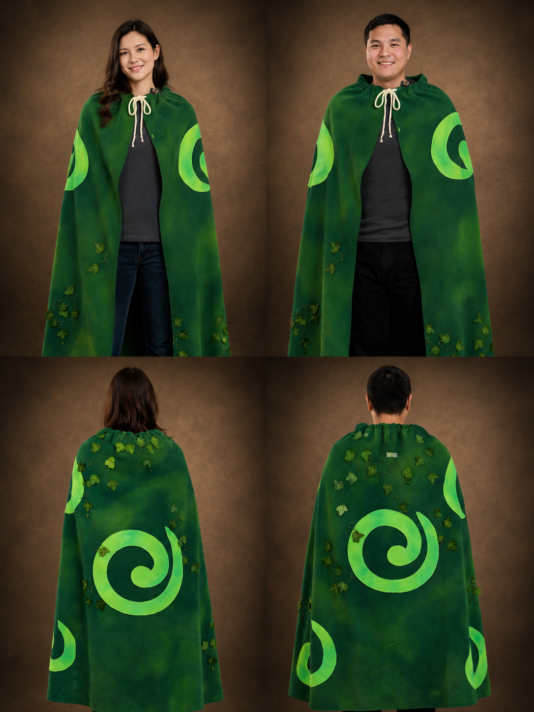 Inspired Troll Cape, Fixer upper Premium Forest Character Stage Cloak
