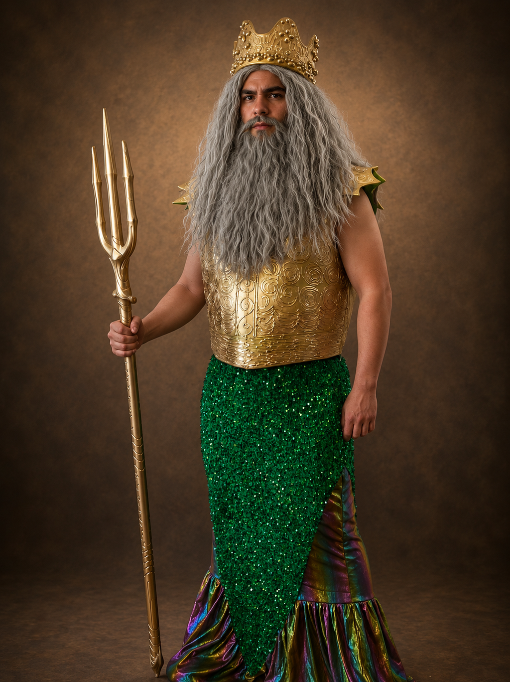 Merman Mermaid Costume