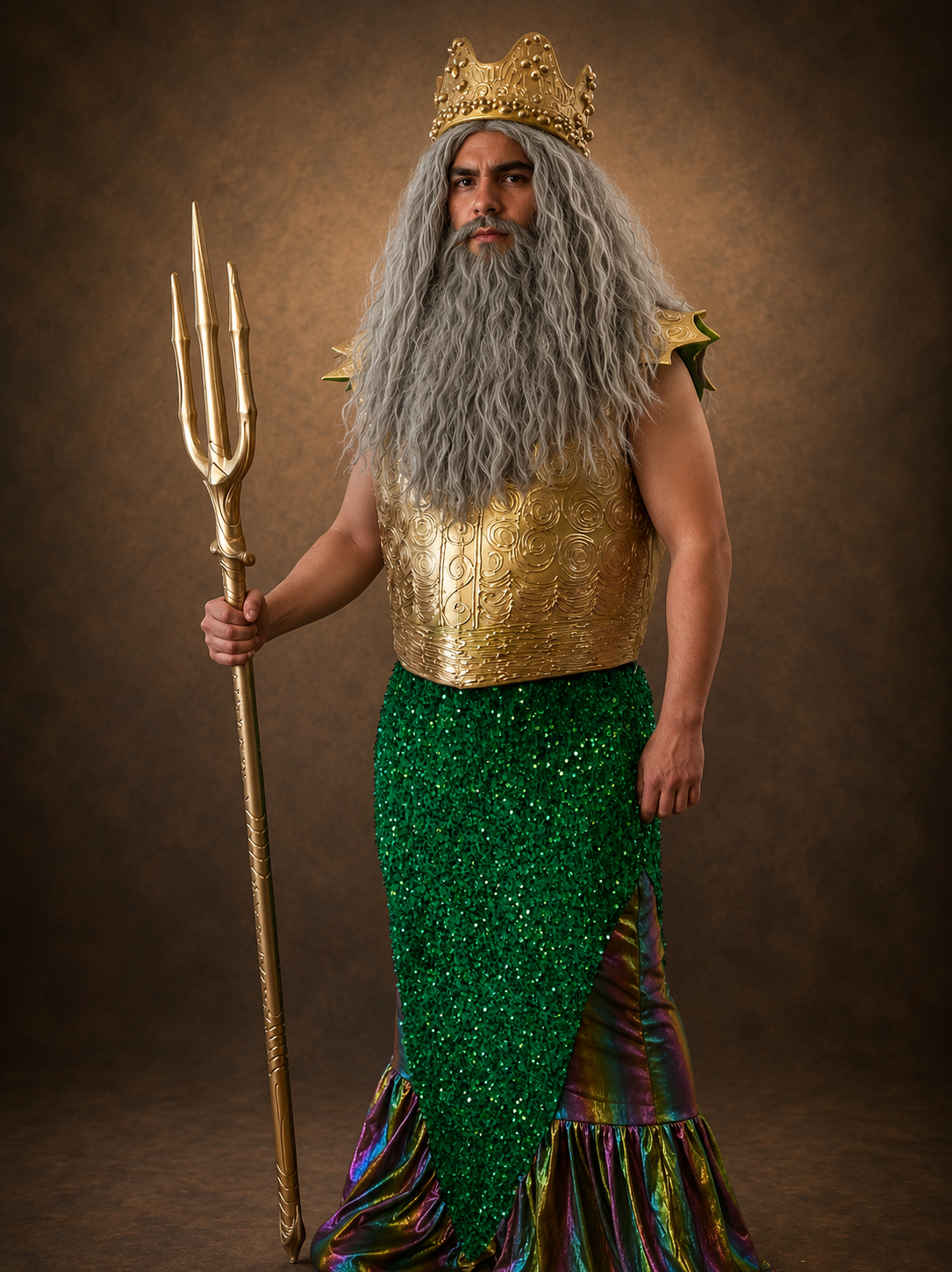 Merman Mermaid Costume
