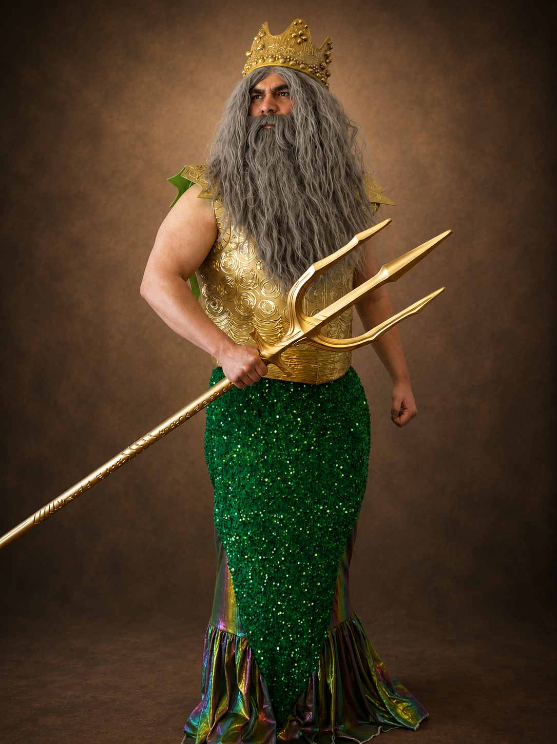 Merman Mermaid Costume