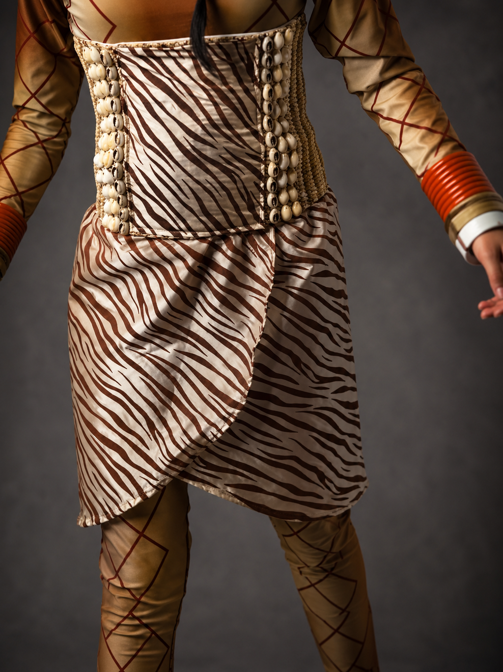 Golden Lion & Lion Cub Costume Set