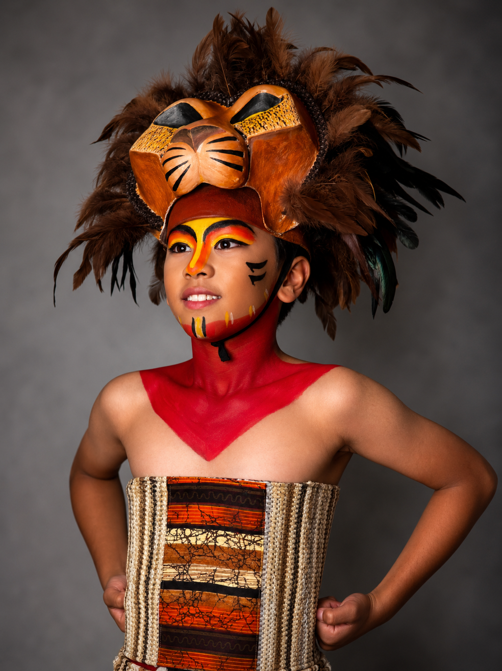 Golden Lion Cub Costume
