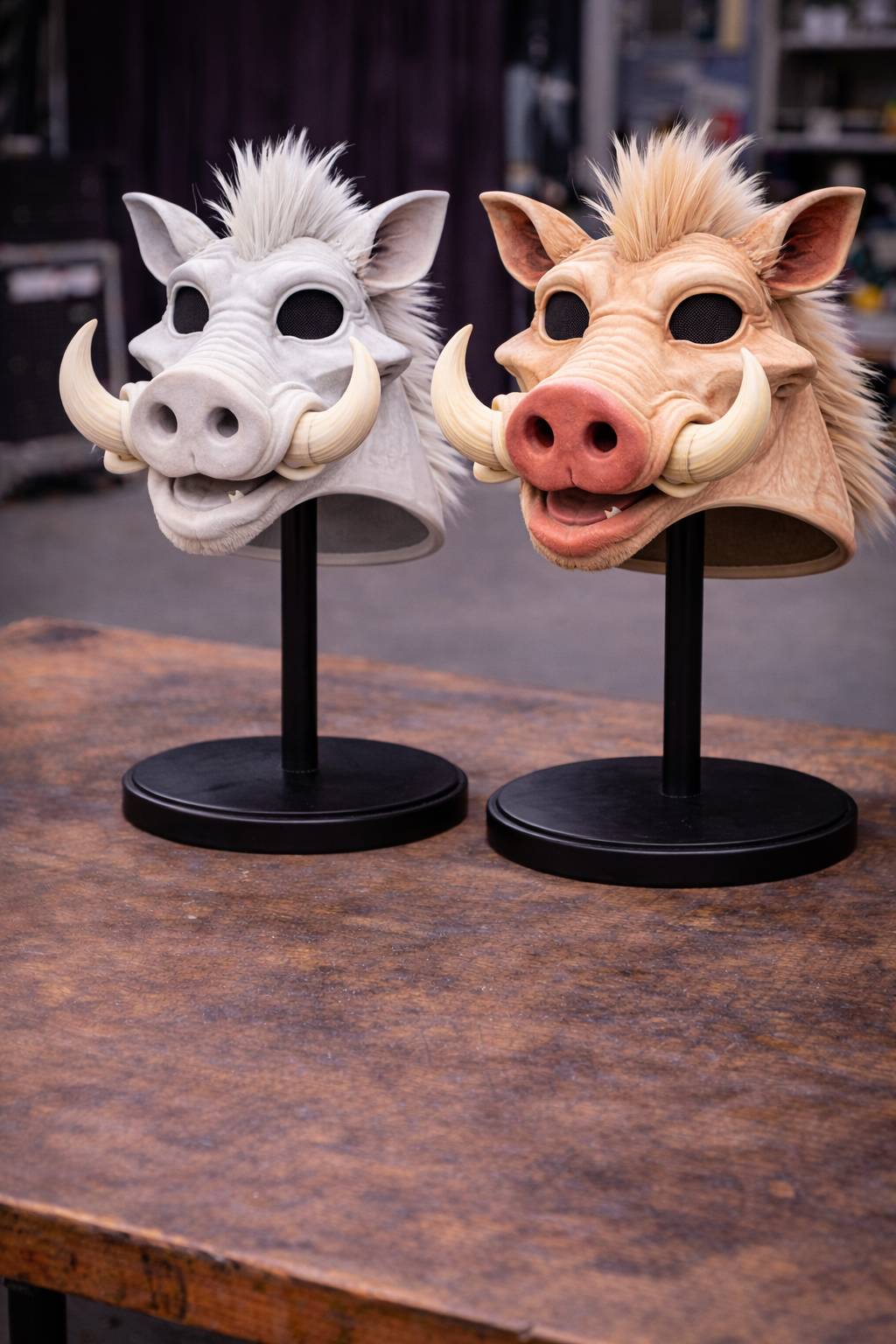 Pumbaa Mask inspired from the movie Lion King