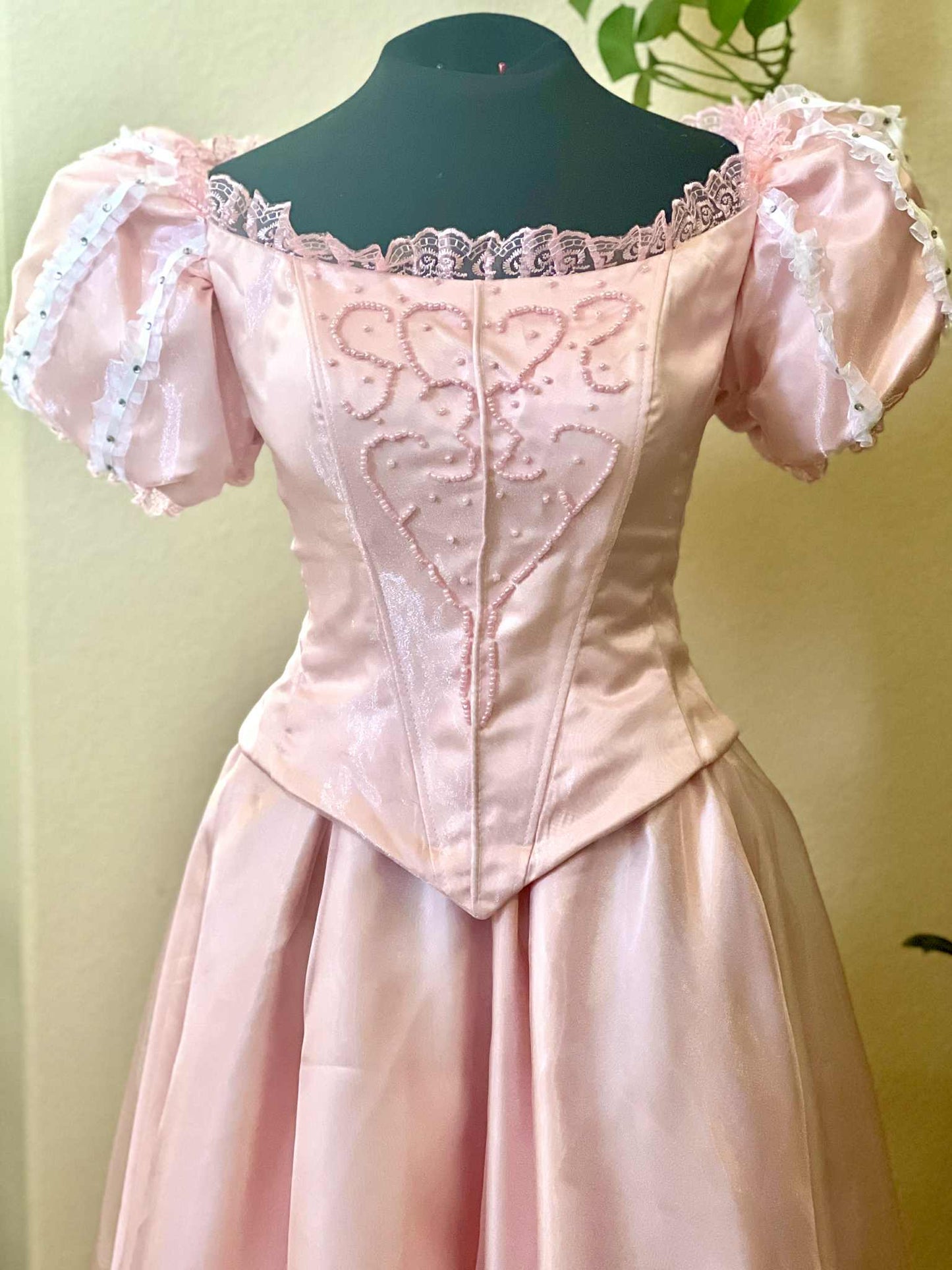 Ariel-Inspired Pink Princess Gown, Premium Fairytale Stage & Event Dress