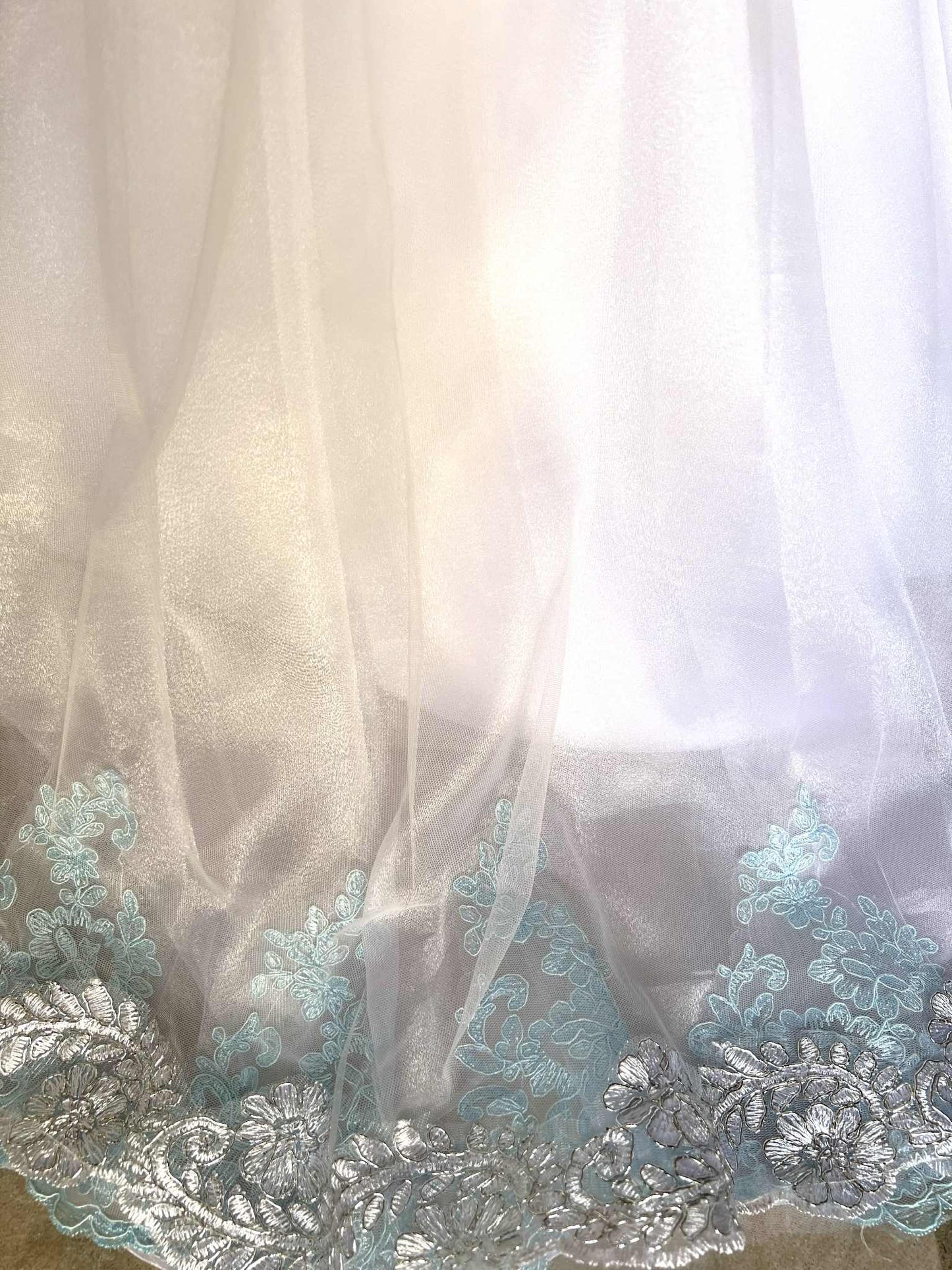 Ariel Inspired Wedding Gown Costume, Premium Fairytale Bridal Stage Dress